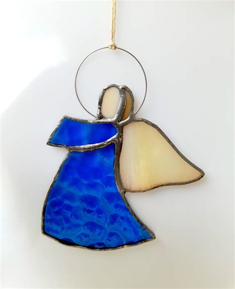 Stained Glass Angel Suncatcher Stained Glass Angel Ornament Stained