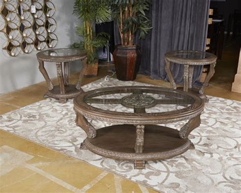 4.5 out of 5 stars. CHARMOND TRADITIONAL OVAL PIECE COFFEE TABLE SET SIGNATURE ...