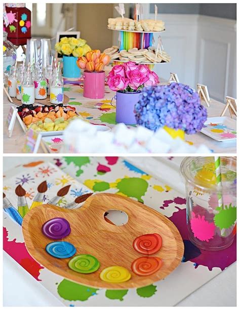 Art Themed Party Party Ideas Pinterest Art Themed Party And