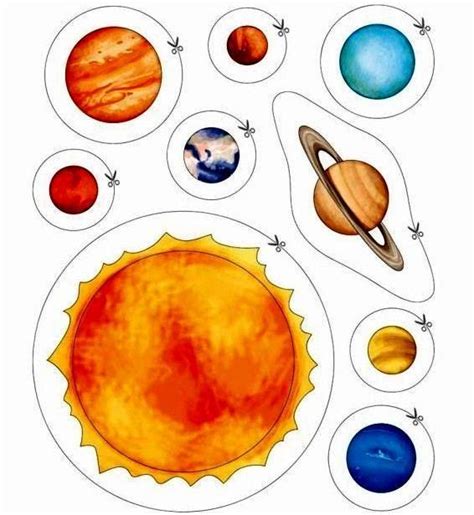 El Sistema Solar Y Sus Planetas Para Imprimir Ouiluv