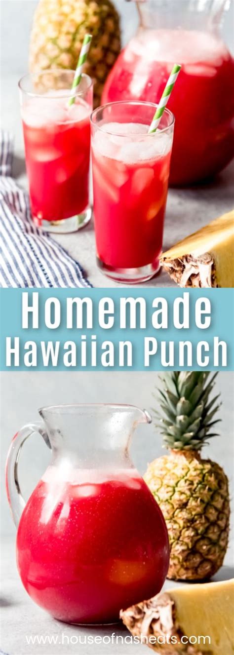 Homemade Hawaiian Punch Recipe Hawaiian Punch Recipes Drink Recipes Nonalcoholic Non