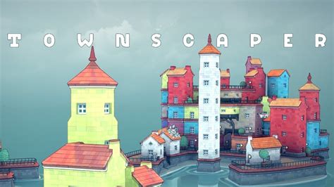 Most Relaxing Town Building Townscaper Gameplay Demonstration Youtube