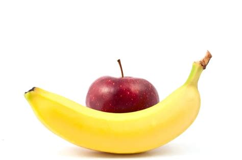 Apple And Banana — Stock Photo © Ksena32 4146258