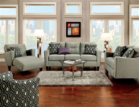 Free delivery and returns on ebay plus items for plus members. Coltrane Gray Fabric Living Room Set from Furniture of ...