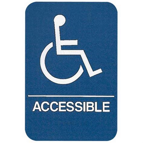 Sign Wheelchair Accessible Ada Compliant