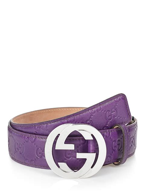 Gucci Belt In Purple Lyst