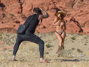 Demi Rose Sexy With Celebrity Photographer Danny Desantos At Redrock