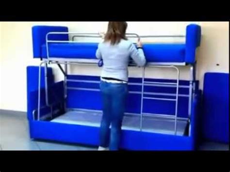 amazing sofa  bunk bed transformation youtube
