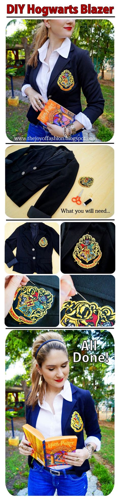 Truth be told, the hype was but with the movies, everyone learned who harry potter was. DIY Harry Potter Hogwarts Blazer. Soooo making!! PS Please look at the description of this board ...