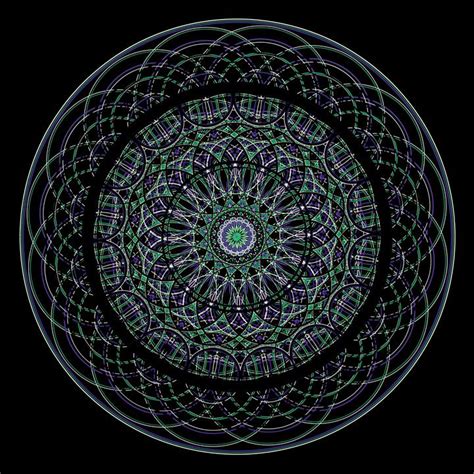 This Mandala Resonates The Principle Of 8 Fold Geometry With 2