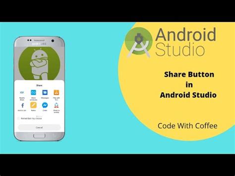 How To Create Share Button In Android Studio Java Using Viewbinding YouTube