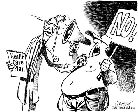 Health Care Debate Globecartoon Political Cartoons Patrick Chappatte