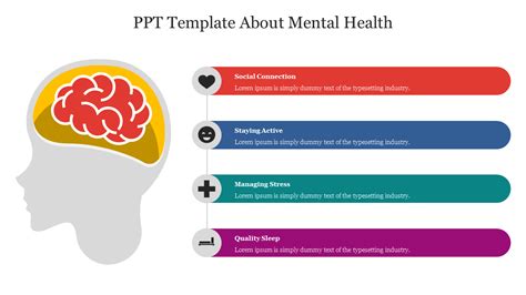 Use This Ppt Template About Mental Health For Presentation