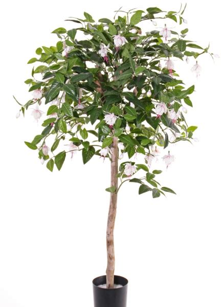Fuchsia Plant Bloeiend 90cm Wit Roze Kunstplantnl Kunstplanten