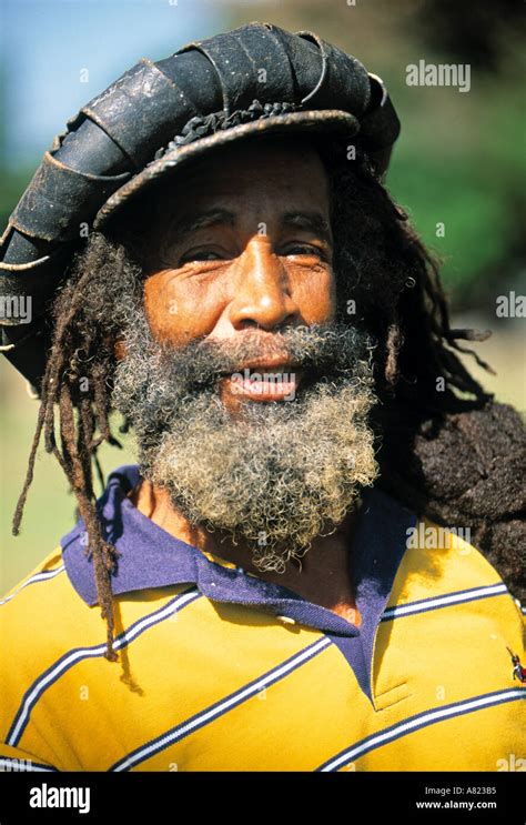 Portrait Of Jamaican Man Jamaica Stock Photo Alamy