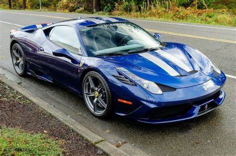 Ferrari 458 2015 For Sale Exterior Color Blue Ferrari 458