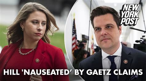 ‘throuple’ Pol Katie Hill ‘nauseated’ By Matt Gaetz Nude Pics Allegations New York Post Youtube