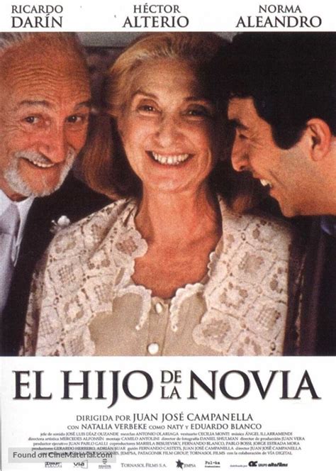 Hijo De La Novia El 2001 Spanish Movie Poster