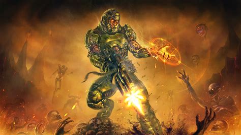 Video Game Doom 2016 Hd Wallpaper
