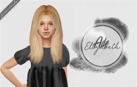 Ade Elizabeth Hair Kids Version At Simiracle Sims 4 Updates