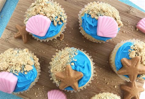 Beach Themed Cupcakes Recipe Easy And Kids Friendly