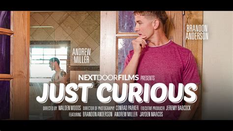 Brandon Anderson Andrew Miller Star In Just Curious From Next Door Films Xbiz Com