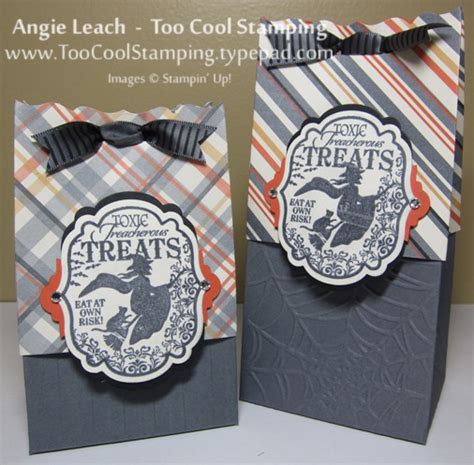 Double Fancy Favor Treat Box By Angie Leach At Splitcoaststampers