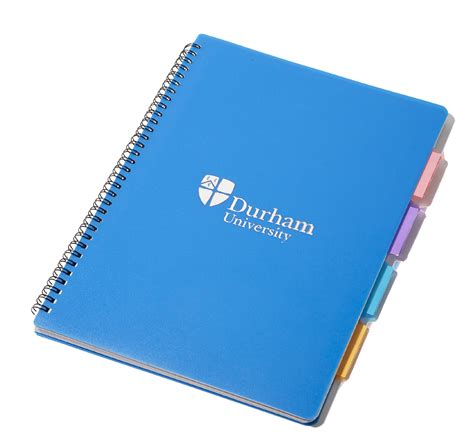 4 Subject A4 Notebook Blue At Durham University Official Shop