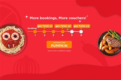 Receive up to s$30 eatigo cash vouchers. (PUMPKIN) Attend reservations with a promo code and ...