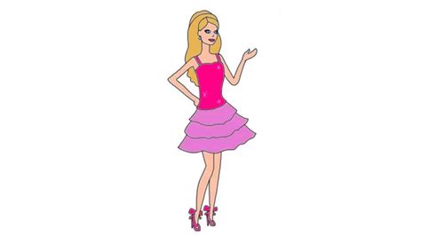 How To Draw Barbie From Barbie Movies And Barbie Life In The Dreamhouse