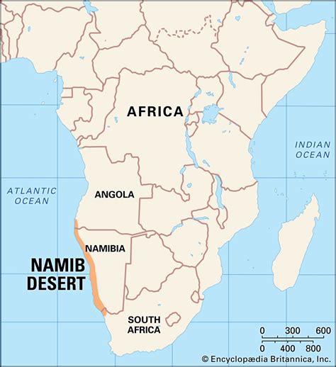 Namib Desert On Africa Map Alvina Margalit
