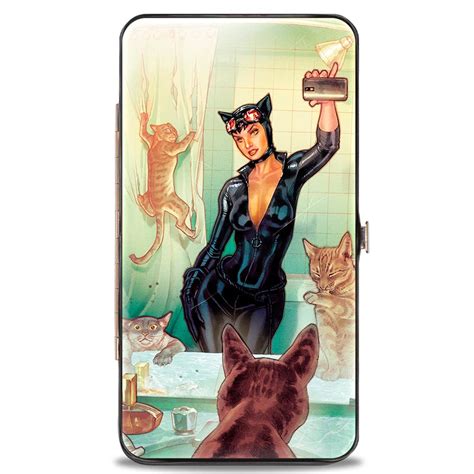 Hinged Wallet Catwoman Issue 34 Selfie Variant Issue 1 Cover Pos — Buckle Down