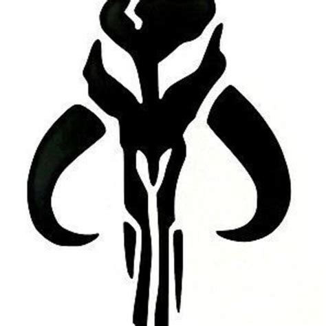 Download Free Stl File Mythosaur Skull Mandalorian Logo Stencil Sheet