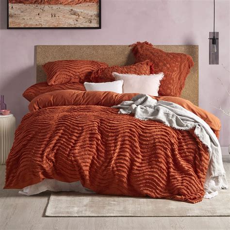 The quilt is one of the most underrated bedding elements that can be used to add an extra layer of warmth during the 12 best bed quilts that are so satisfying to sleep with in the summertime. Rust Delilah Quilt Cover Set | Temple & Webster ...