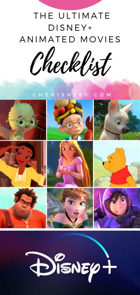 Family movies on disney plus to enjoy 101 dalmatians. The Ultimate Disney Movies Checklist for Animated Movies ...