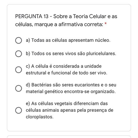 Assinale A Afirmativa Incorreta