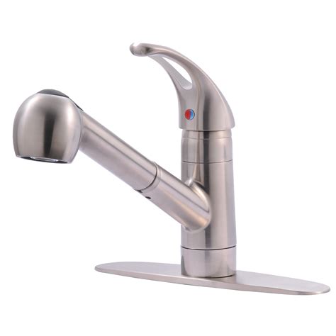These sinks are very easy to install because they simply slide into place before being caulked. "Classic Collection" Single-Handle Kitchen Faucet With ...