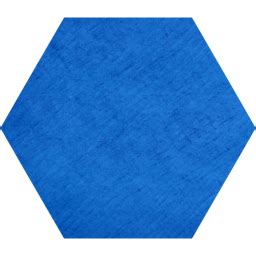 Cardboard blue hexagon icon - Free cardboard blue shape icons - Cardboard blue icon set
