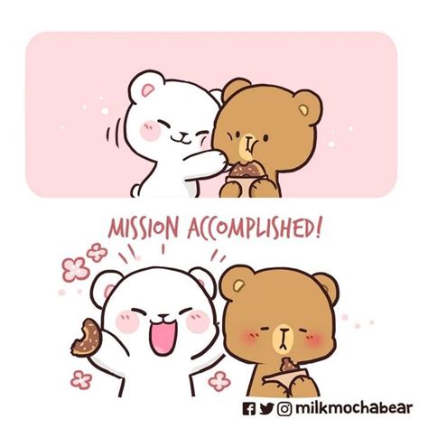 Milk And Mocha Bear Comics Are The Heckin Cutest Cute Bear Drawings Milk Mocha Cute