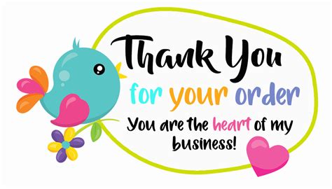 Show your gratitude with these thank you note to customer for purchase. Thank You For Your Order Package Inserts For Small Business