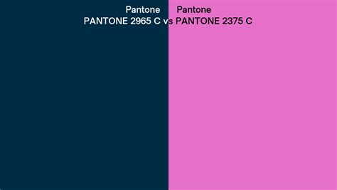 Pantone 2965 C Vs Pantone 2375 C Side By Side Comparison