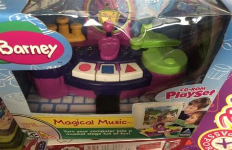New Barney Magical Music Cd Rom Playset 76930992814 Ebay