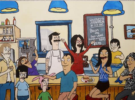 Get Bobs Burgers Paintings Either Custom Made Or Some Iconic Scenes