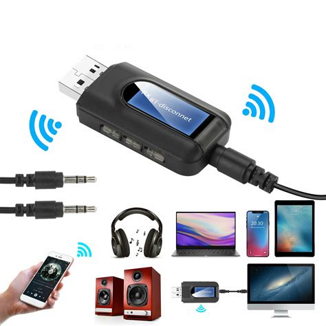 Visualization Bluetooth Transmitter And Receiver2 In 1 Wireless 35mm