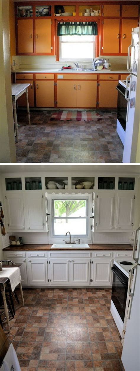 Before And After 25 Budget Friendly Kitchen Makeover Ideas Hative