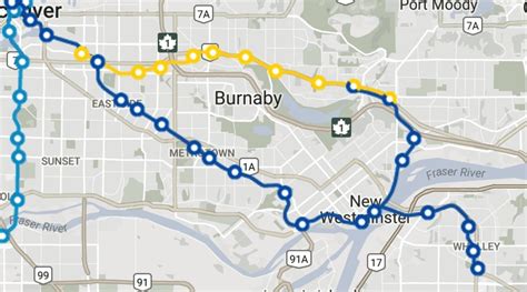 Skytrain Stations Map