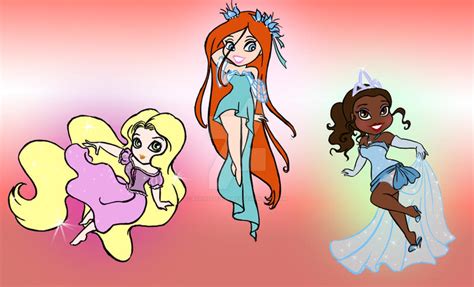 Chibi Disney Princesses 3 By Forgotten Ladies On Deviantart