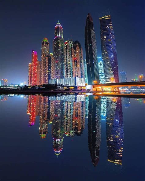 Dubai Marina At Night Photo By Wolnerchris Explore Share Inspire