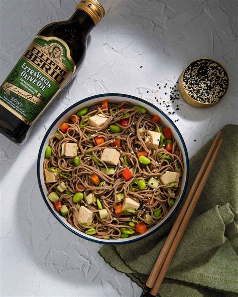 Soba Noodle Salad With Soy Dressing Filippo Berio