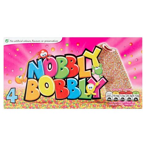 Nobbly Bobbly 4 X 70ml Ice Lollies Iceland Foods